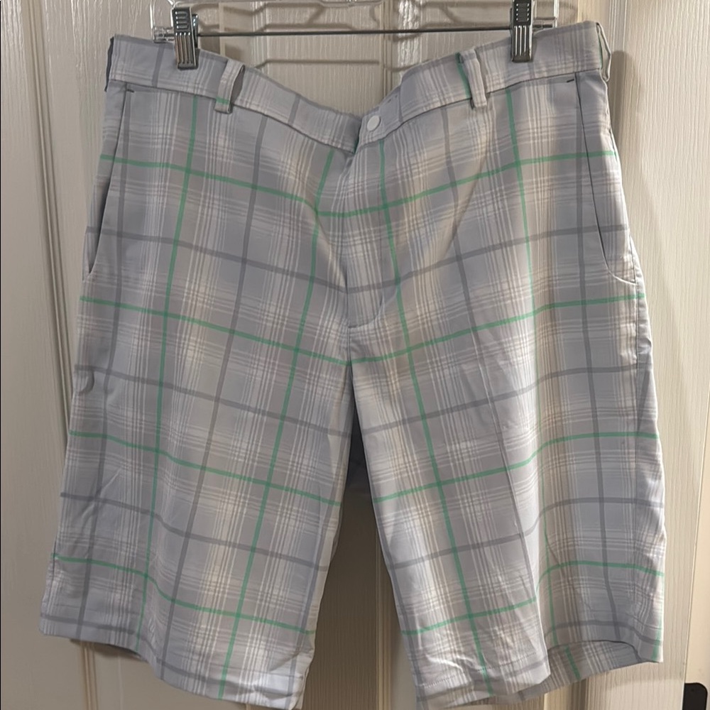 NIKE Golf- Men's Gray Plaid Shorts